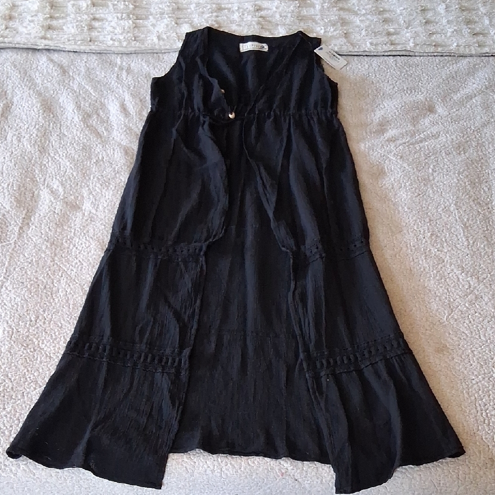 New Seaspice Elegant Black Swim Coverup